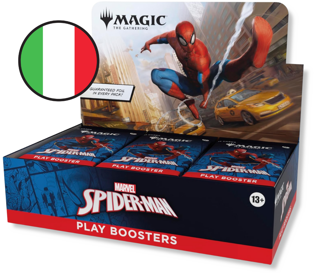 MTG - Marvel's Spiderman - Play Booster Display Box 30 pcs ITA\ENG *PREORDER*