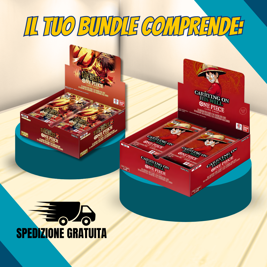 One Piece Card Game - PRB-02 The Best vol.2 Display booster box BUNDLE with PRB02