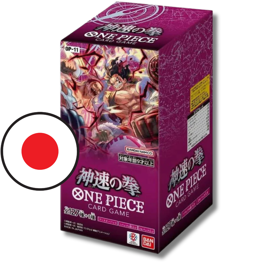 One Piece Card Game - A Fist of Divine Speed OP-11 Booster Box JAP