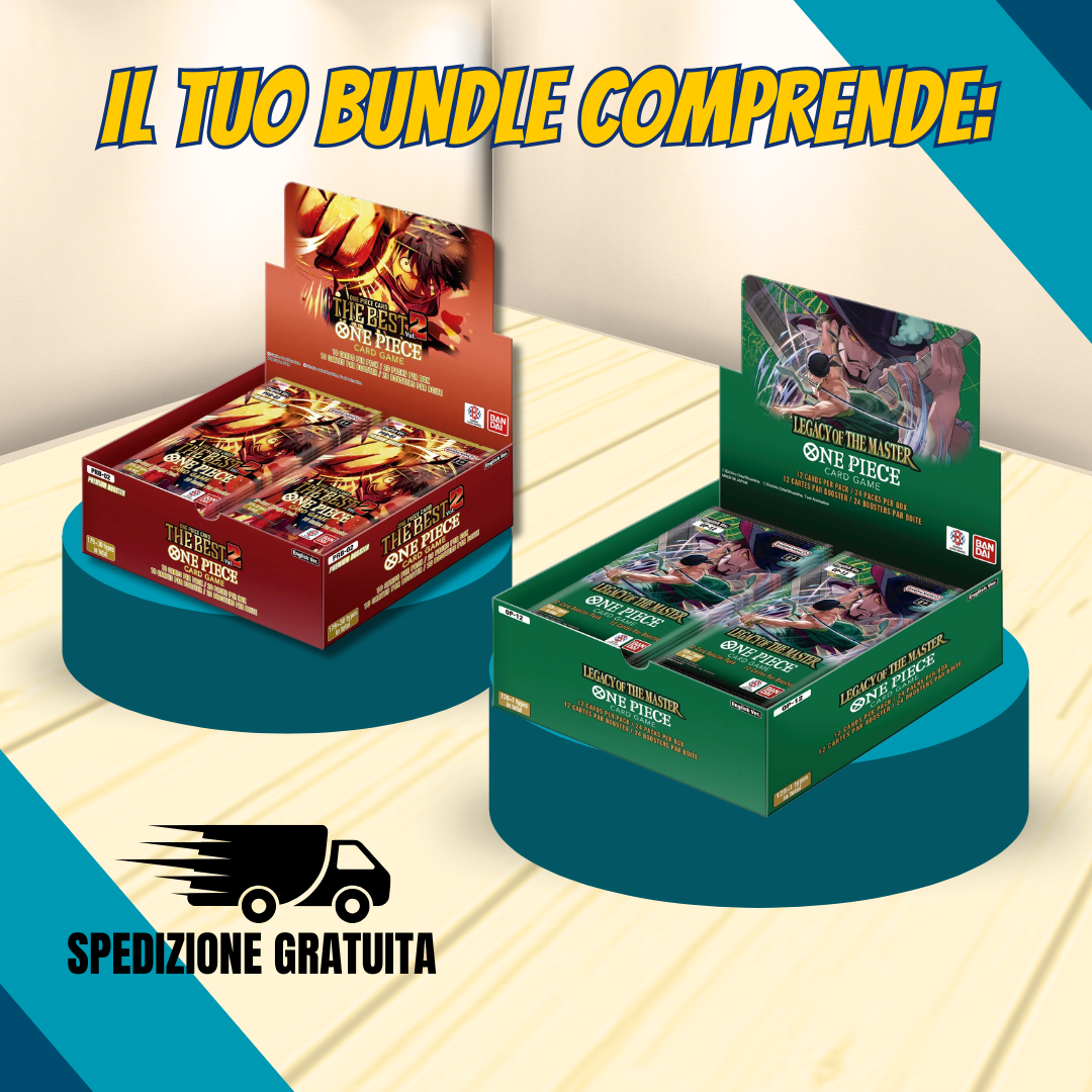 One Piece Card Game - PRB-02 The Best vol.2 Display booster box BUNDLE with PRB02
