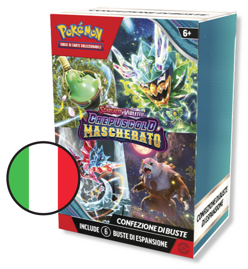 Pokémon: Scarlatto e Violetto: Crepuscolo Mascherato - Bundle 6 bustine ITA