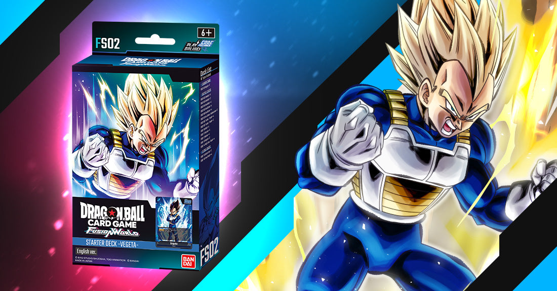 Dragon Ball Super Card Game Fusion World Box FS-02 Vegeta ENG All You Can Play Dragon Ball Super Card Game Fusion World Box FS-02 Vegeta ENG All You Can Play
