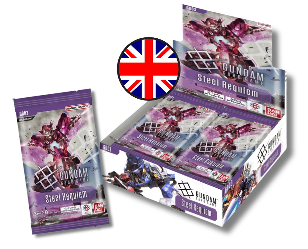 Gundam Card Game - Display Booster Box - Steel Requiem GD03 ENG GD-03