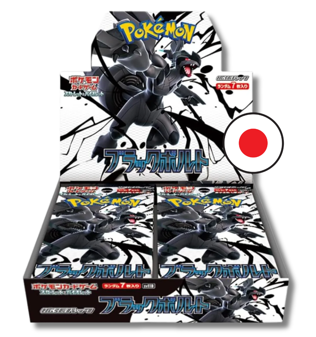Pokémon: Scarlet & Violet - Black Bolt - Display Booster Box Standard JAP no shrink