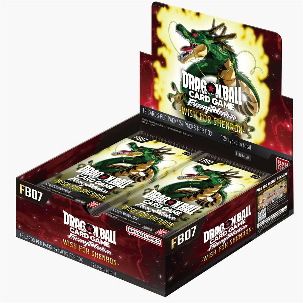 Dragon Ball Super Card Game Fusion World - Display Booster Box - FB-07 - Wish for Shenron ENG *PREORDINE* FB07