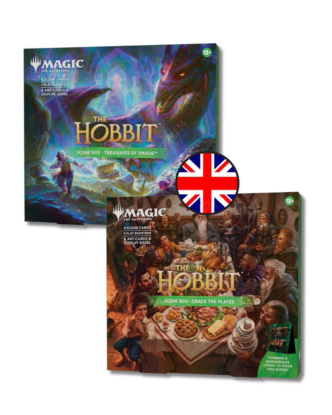 Magic: The Gathering - The Hobbit - Scene Box - Treasures of Smaug + Crack the Plates MTG ENG