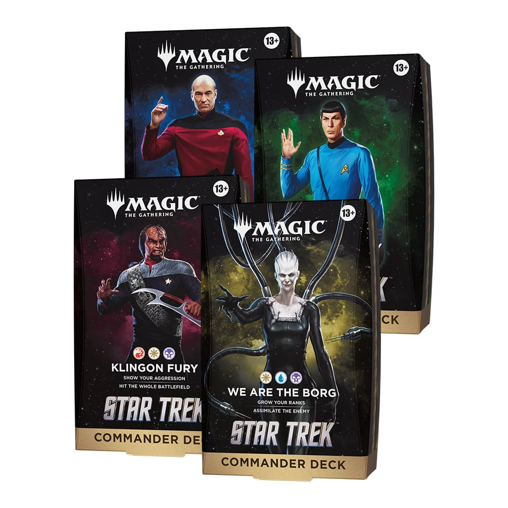 Magic The Gathering - Star Trek - Commander Deck set (4 Decks) ENG MTG