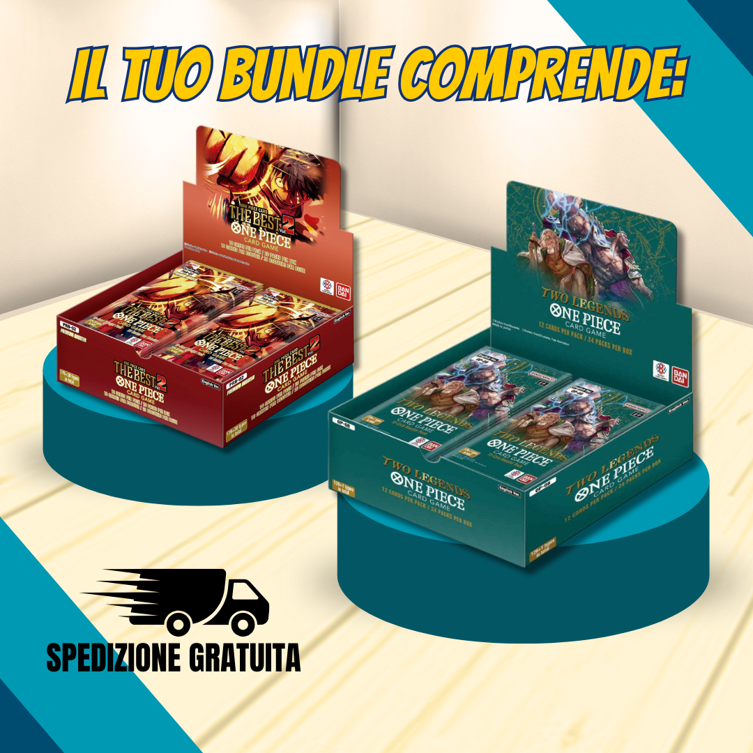 One Piece Card Game - PRB-02 The Best vol.2 Display booster box BUNDLE with PRB02
