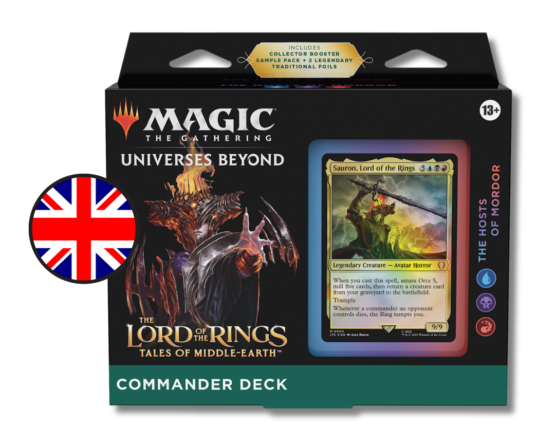 Magic The Gathering - The Lord of the Rings: Tales of Middle-earth - Commander Deck set (4 Decks) ENG MTG