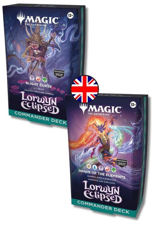 Magic The Gathering - Lorwyn Eclipsed - Commander Deck set ENG MTG (Dance of the Elements + Blight Curse)