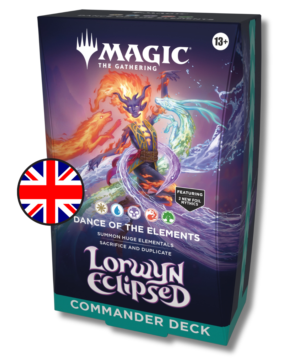 Magic The Gathering - Lorwyn Eclipsed - Commander Deck set ENG MTG (Dance of the Elements + Blight Curse)