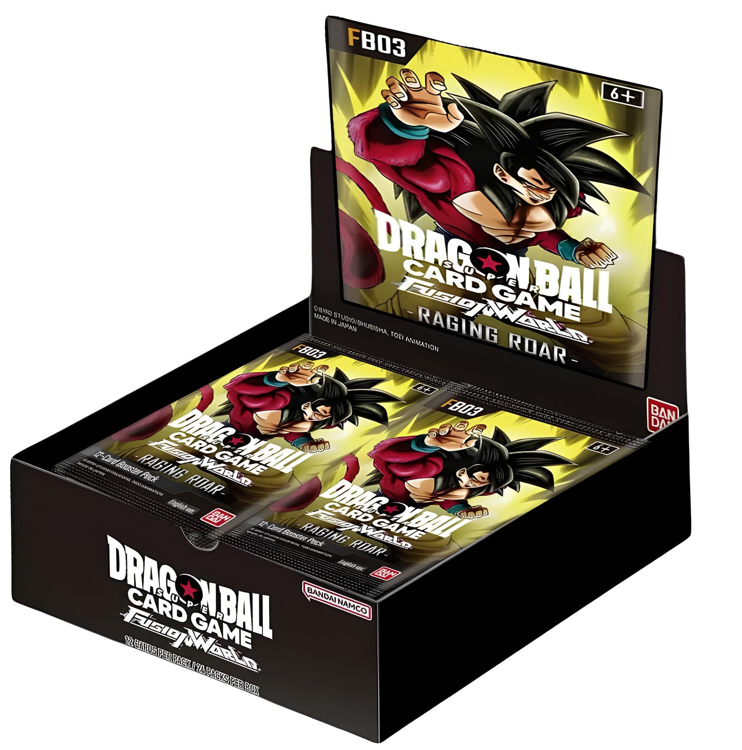 Dragon Ball Super Card Game Fusion World Display Booster Box - FB-03 Raging Roar FB03 ENG