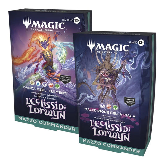 Magic The Gathering - Lorwyn Eclipsed - Commander Deck set ENG MTG (Dance of the Elements + Blight Curse)