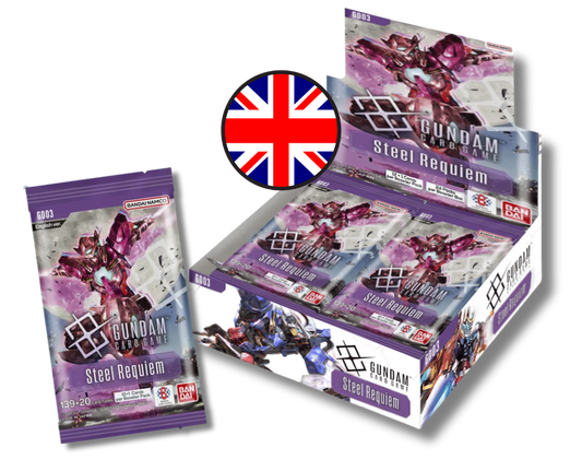 Gundam Card Game - Display Booster Box - Steel Requiem GD03 ENG GD-03