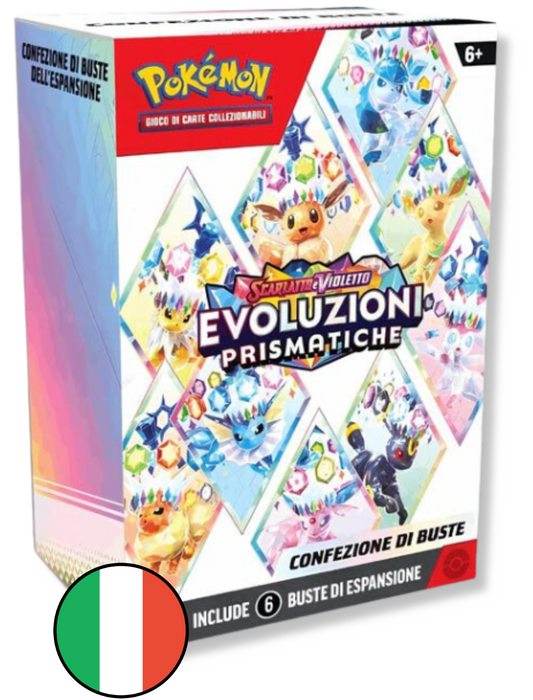 Pokémon: Evoluzioni Prismatiche - Scarlatto e Violetto 8.5 - Bundle 6 bustine ITA *PREORDER*