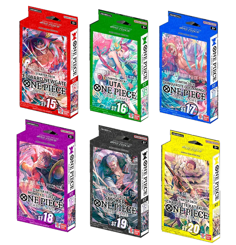 One Piece Card Game - ST-15 16 17 18 19 20 Starter Deck ENG *PREORDER*