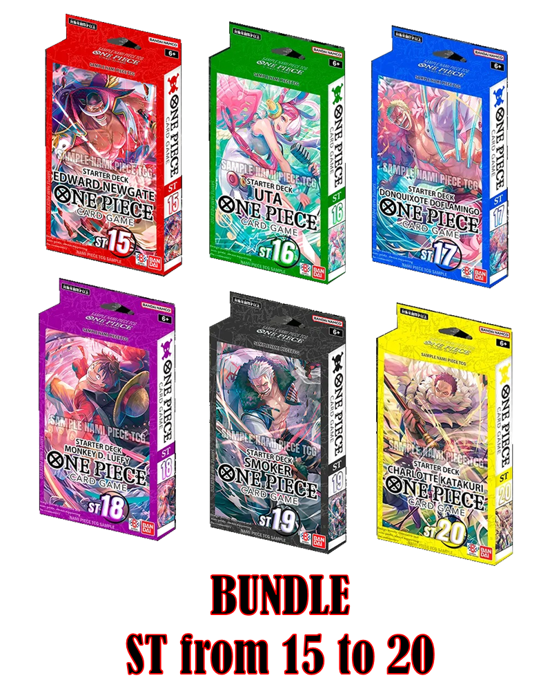 One Piece Card Game - ST-15 16 17 18 19 20 Starter Deck ENG *PREORDER*