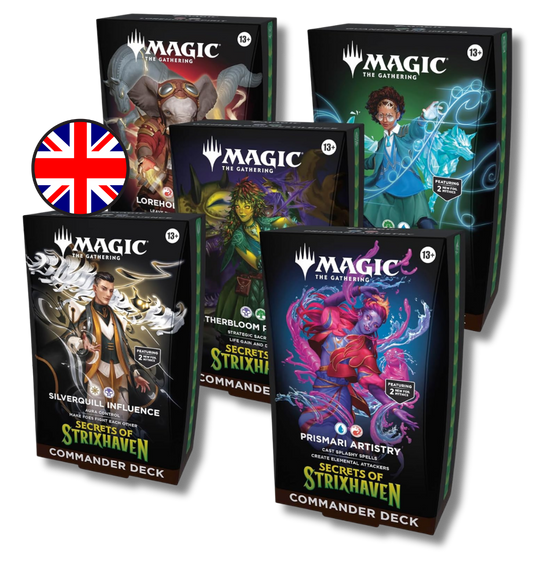 Magic The Gathering - Secrets of Strixhaven - Commander Deck Bundle ENG MTG