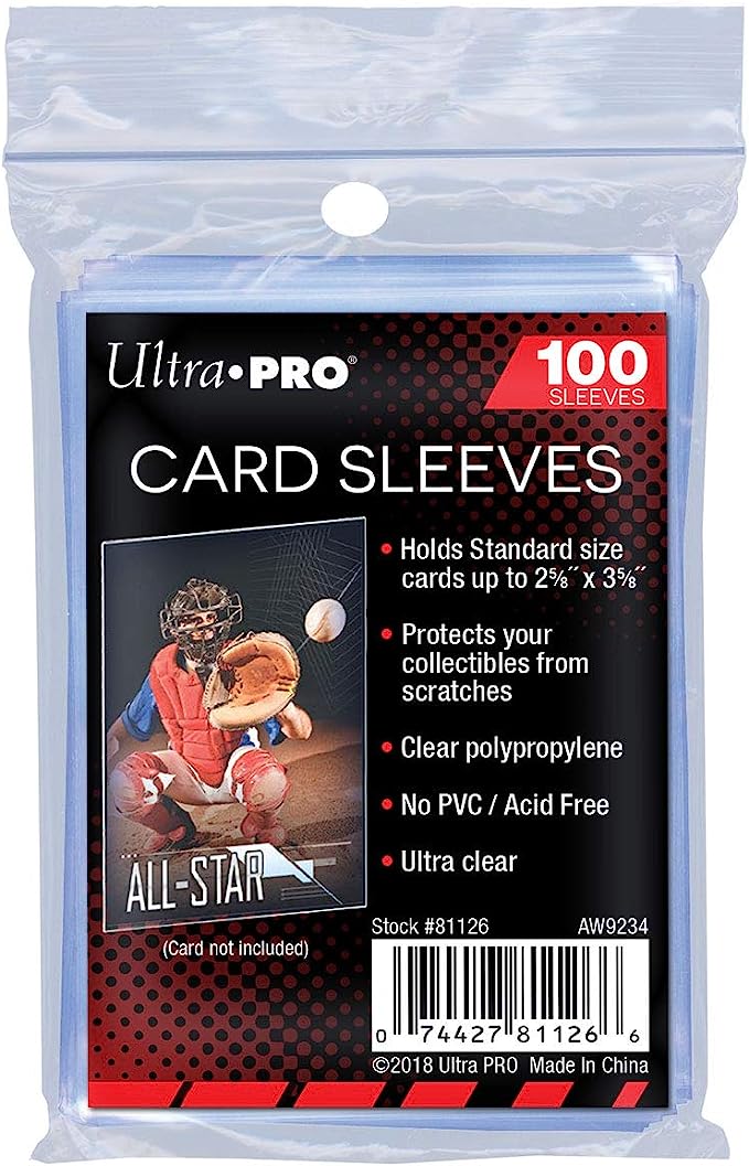 Ultra Pro - Card Sleeves 6,35 cm x 8,89 - 100 pezzi