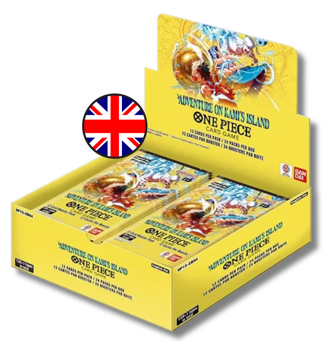 One Piece Card Game - OP15-EB04 Adventure on Kami's Island - Display booster box ENG - OP-15-EB-04