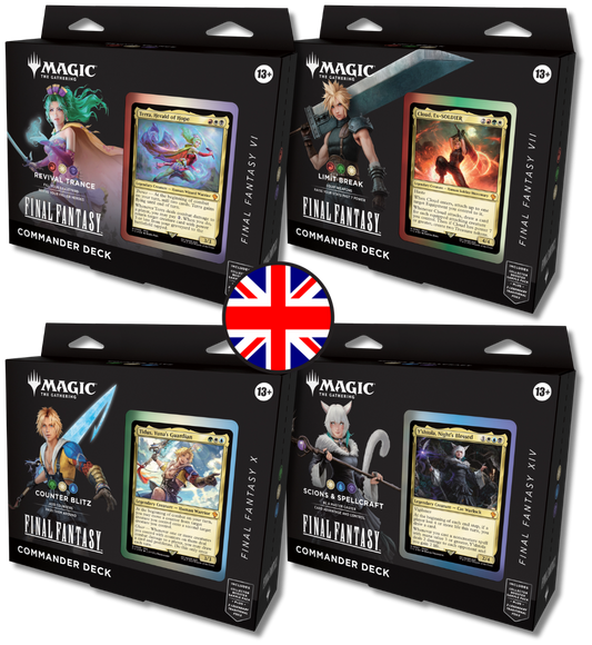 MTG - Final Fantasy - Set Commander Deck (all 4 decks) ENG