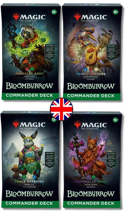 MTG - Bloomburrow - Commander Deck SET (all 4 Decks) ENG
