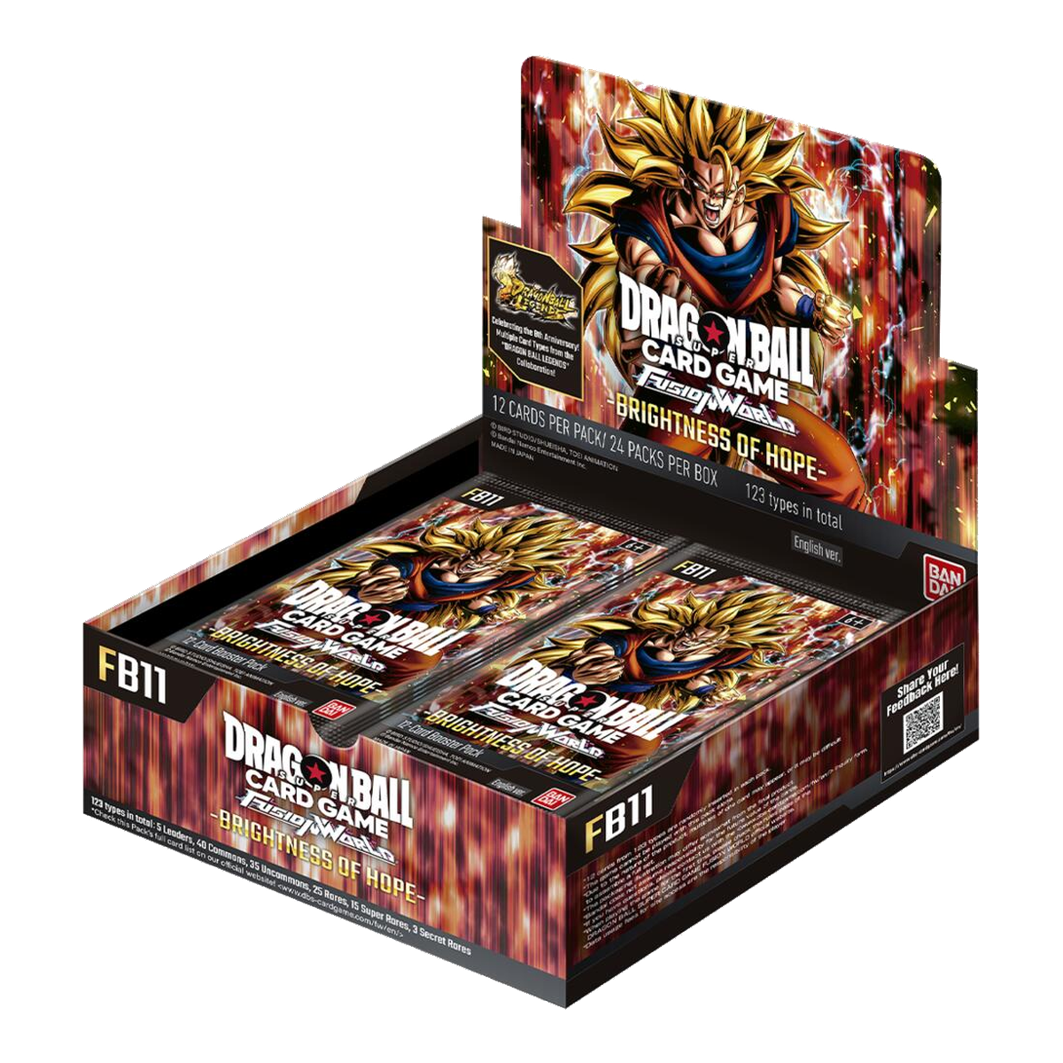 Dragon Ball Super Card Game Fusion World - FB11 Brightness of Hope - Booster Box | ENG
