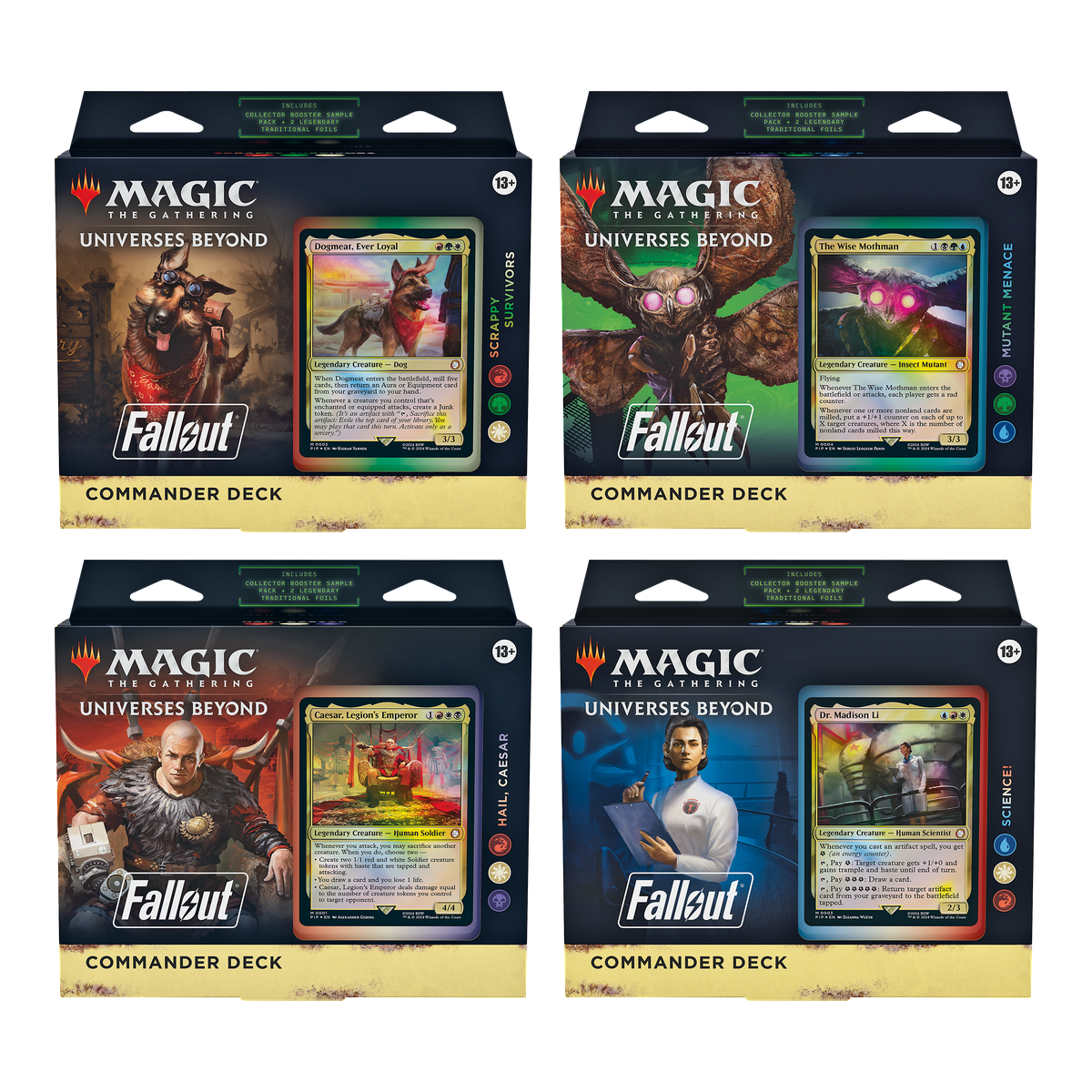 Magic: The Gathering - Fallout - Commander Deck Set (4 decks) | ENG