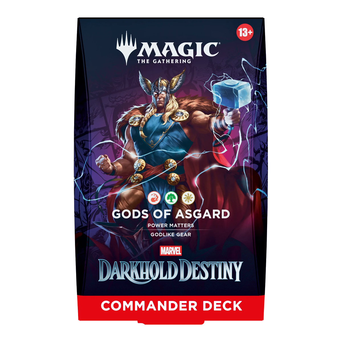 Magic: The Gathering - Marvel: Darkhold Destiny - Commander Deck Gods of Asgard | ENG