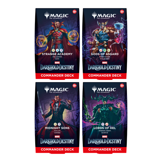 Magic: The Gathering - Marvel: Darkhold Destiny - Commander Deck Set (4 decks) | ENG