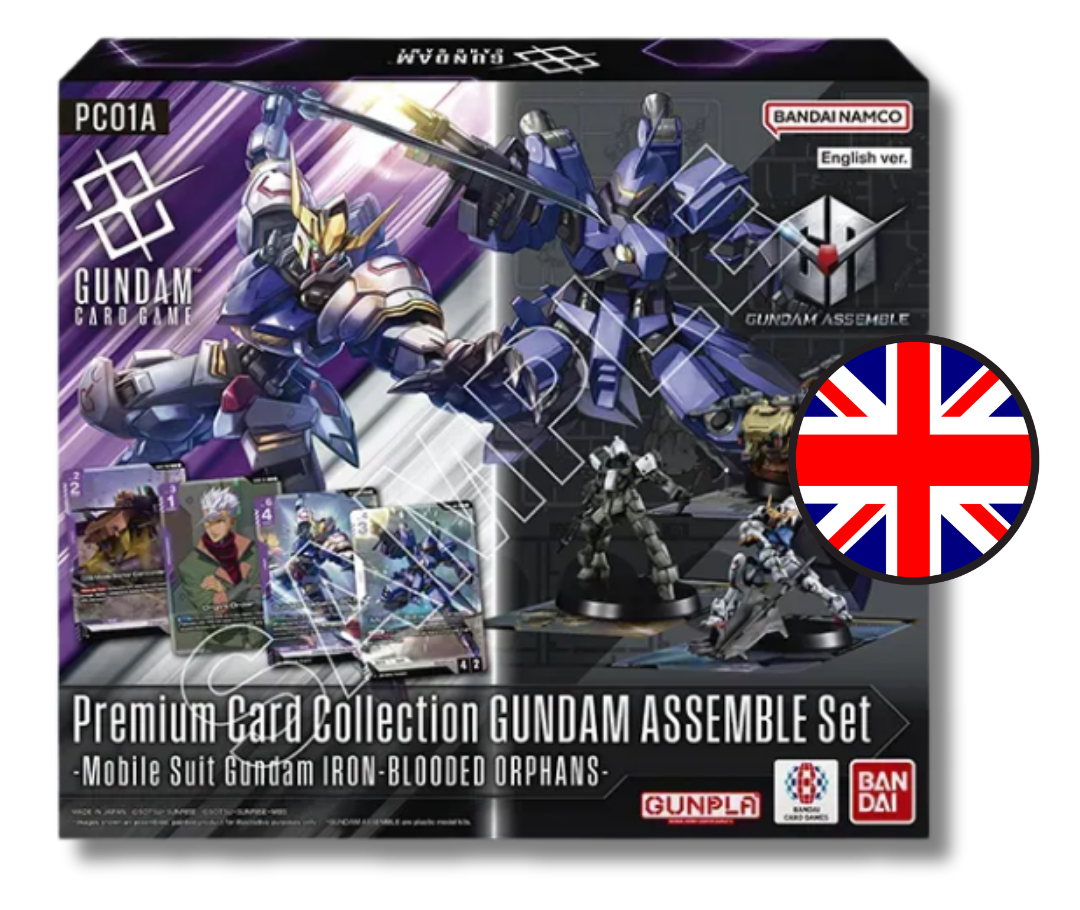 Gundam Card Game - Premium Card Collection GUNDAM ASSEMBLE Set - Mobile Suit Gundam IRON-BLOODED ORPHANS [PC01A] | ENG