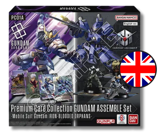 Gundam Card Game - Premium Card Collection GUNDAM ASSEMBLE Set - Mobile Suit Gundam IRON-BLOODED ORPHANS [PC01A] | ENG