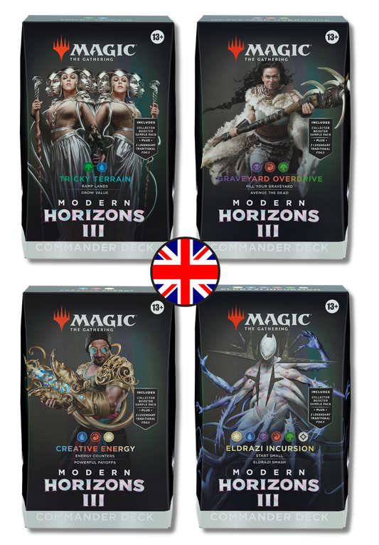 MTG - Modern Horizons 3 - Commander Deck SET (all 4 Decks) ENG