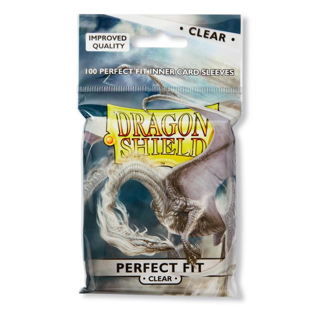 Dragon Shield - Standard Perfect Fit Toploading Sleeves - Clear/Clear (100pcs)