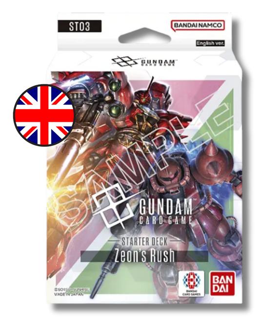 Gundam Card Game - Starter Deck - Zeon's Rush [ST03] ENG